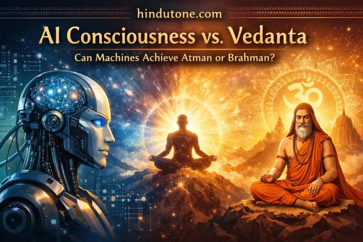 Can Machines Achieve Atman? Vedanta vs AI — Hindutone