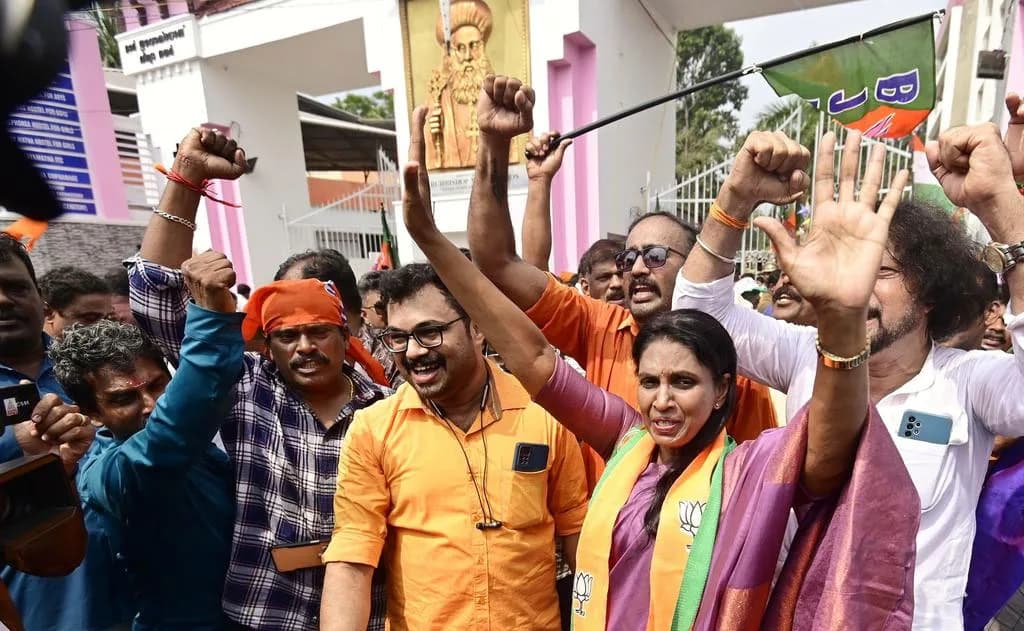 BJP Scripts History: Wins Thiruvananthapuram Corporation, Ends LDF's 45-Year Dominance in Kerala Capital