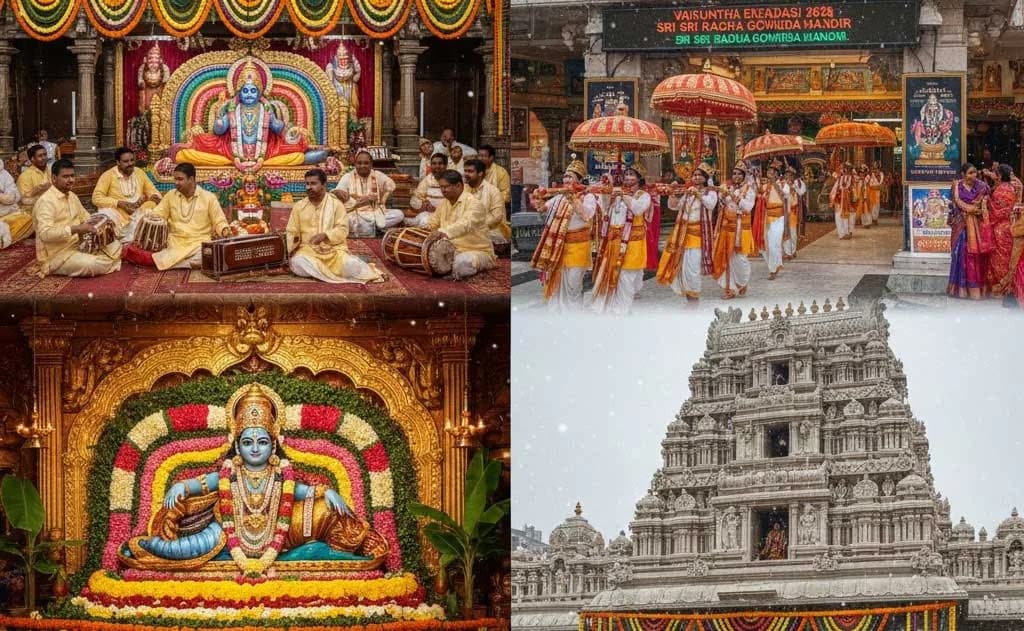 Vaikuntha Ekadasi 2025 in New York: Devotional Celebrations at Key Hindu Temples