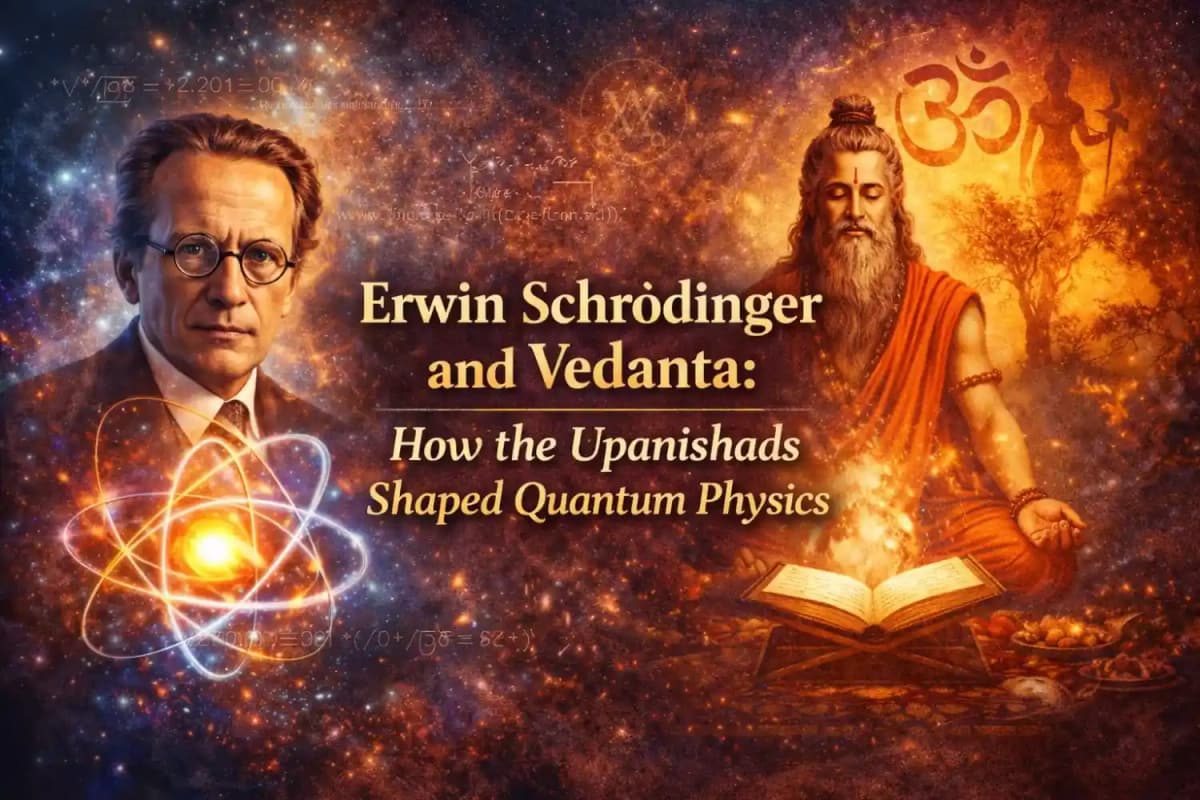 From Upanishads to Quantum Physics: Schrödinger’s Vision