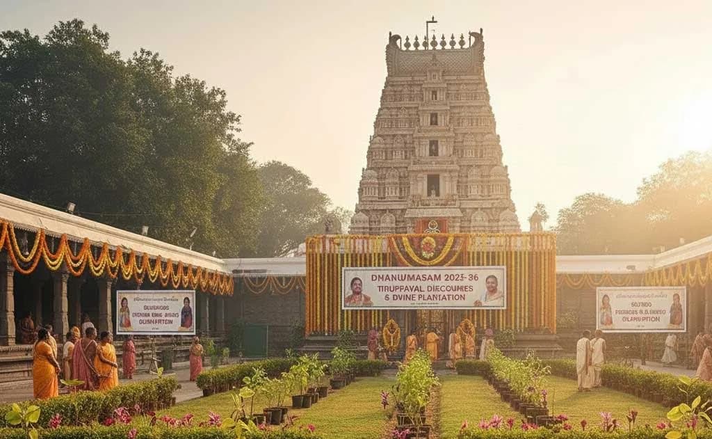Dhanurmasam 2025–26 at TTD: Tiruppavai, Discourses & Divine Plantation