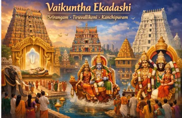 Vaikuntha Ekadashi in Tamil Nadu: Srirangam, Tiruvallikeni and Kanchipuram — Festivals