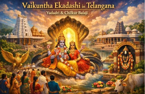 Vaikuntha Ekadashi in Telangana: Yadadri & Chilkur Balaji — Festivals