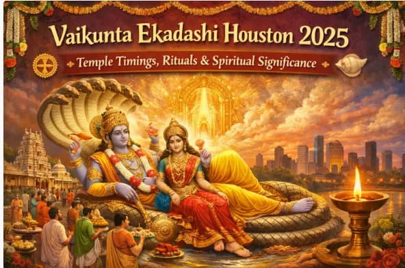 Vaikunta Ekadashi Houston 2025 – Temple Timings, Rituals & Spiritual Significance
