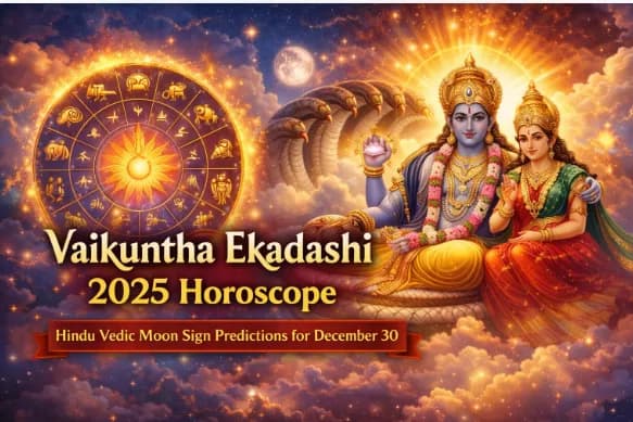 December 30 Vaikuntha Ekadashi Horoscope 2025: Rashi-Wise Predictions