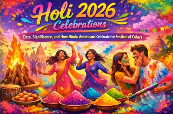 Holi 2026 Celebrations: Date, Significance, and How Hindu Americans Celebrate the Festival of Colors