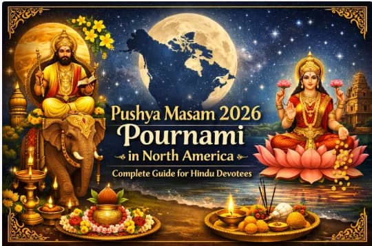 Pushya Masam 2026 Pournami in North America: Complete Guide for Hindu Devotees