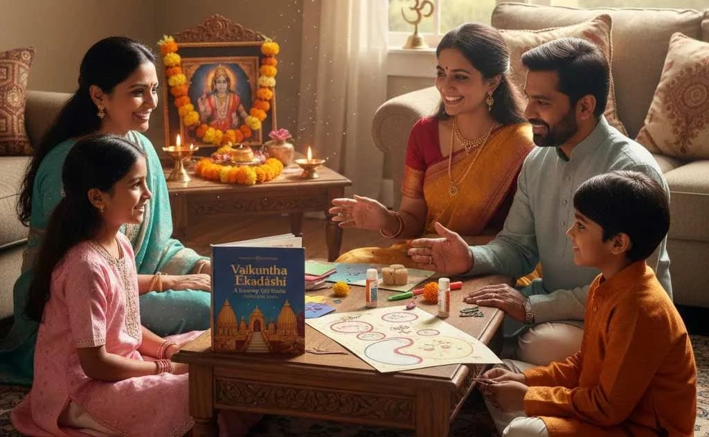 Teaching Kids About Vaikuntha Ekadashi: A Guide for Hindu Parents in USA