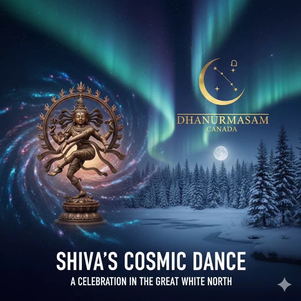 Nataraja Swamy and Dhanurmasam in Canada: Shiva’s Cosmic Dance — Festivals
