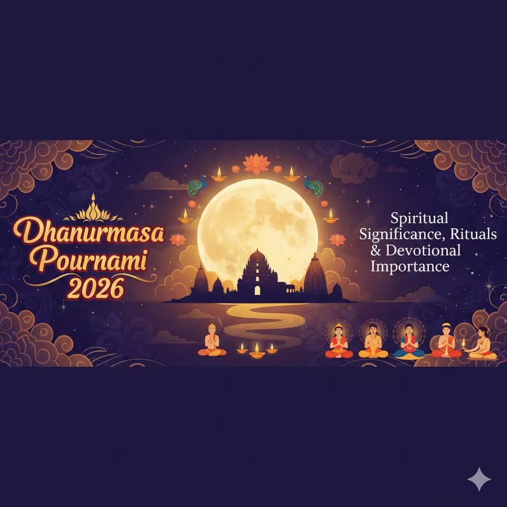 Dhanurmasa Pournami 2026: Spiritual Significance, Rituals & Devotional Importance — Festivals