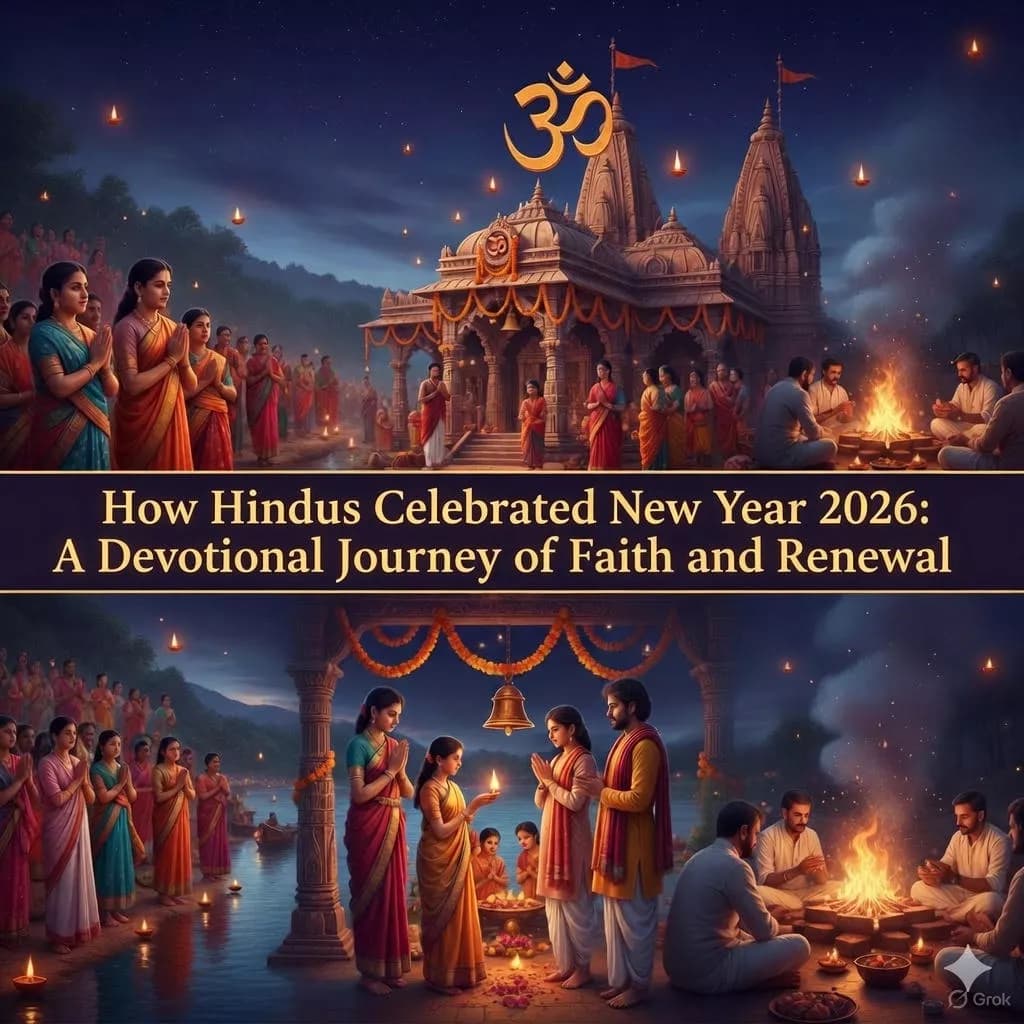 How Hindus Celebrated New Year 2026: A Devotional Journey of Faith and Renewal — Hindutone