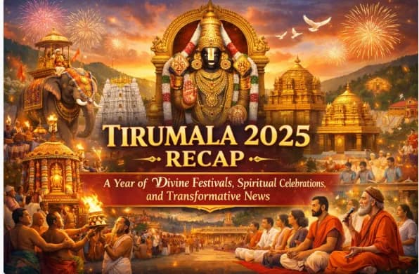 Tirumala 2025 Recap: A Year of Divine Festivals, Spiritual Celebrations, and Transformative News