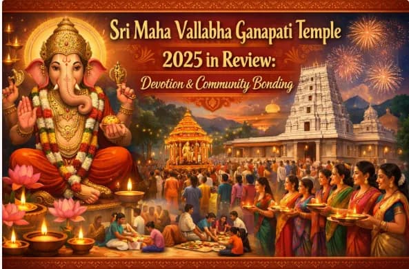 Sri Maha Vallabha Ganapati Temple 2025 in Review: Devotion & Community Bonding