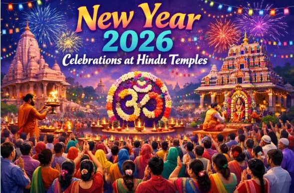 How Indian Hindu Temples Celebrated New Year 2026: Massive Crowds, Special Prayers, and Spiritual Renewal — Hindutone