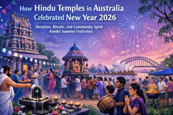 How Hindu Temples in Australia Celebrated New Year 2026: Devotion, Rituals, and Community Spirit Amidst Summer Festivities