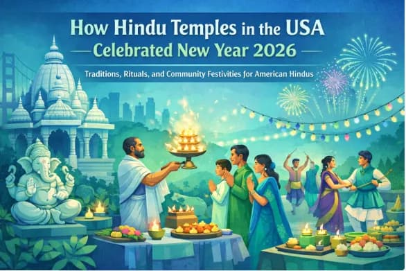 How Hindu Temples in the USA Celebrated New Year 2026: Traditions, Rituals, and Community Festivities for American Hindus