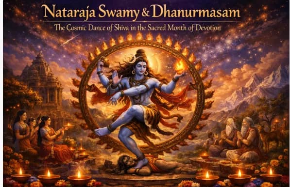 Nataraja Swamy and Dhanurmasam: The Cosmic Dance of Shiva in the Sacred Month of Devotion — Festivals