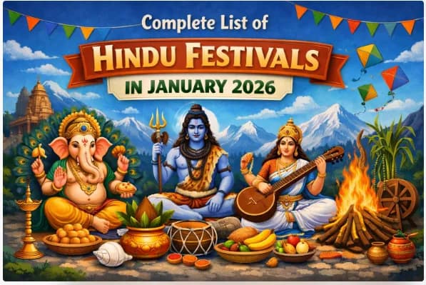 Complete List of Hindu Festivals in January 2026: Dates, Rituals, and Significance