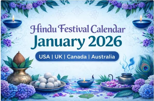 January 2026 Hindu Festivals in USA, UK, Canada & Australia — Festivals