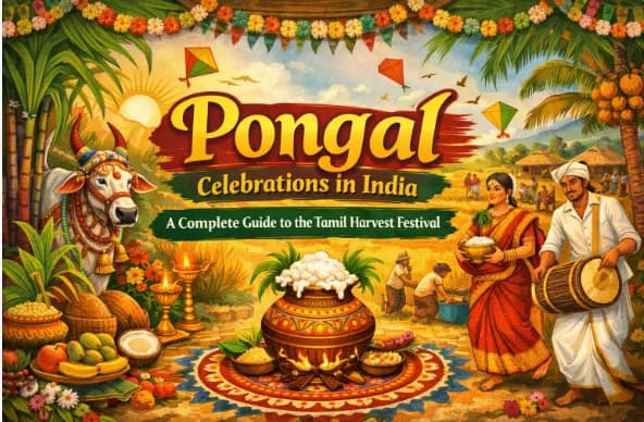 Pongal Celebrations in India: A Complete Guide to the Tamil Harvest Festival — Festivals