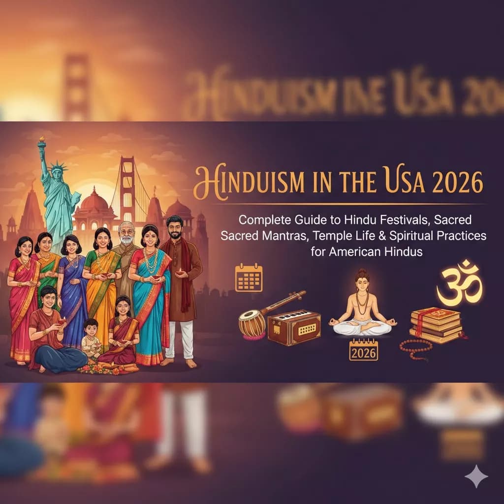 Hinduism in the USA 2026: Complete Guide to Hindu Festivals, Sacred Mantras, Temple Life & Spiritual Practices for American Hindus