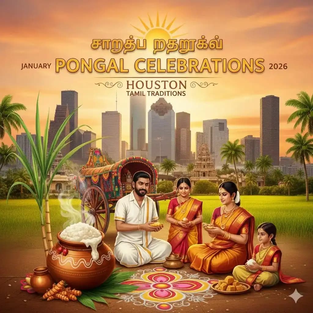 Pongal 2026 Celebrations in Houston: Tamil Traditions