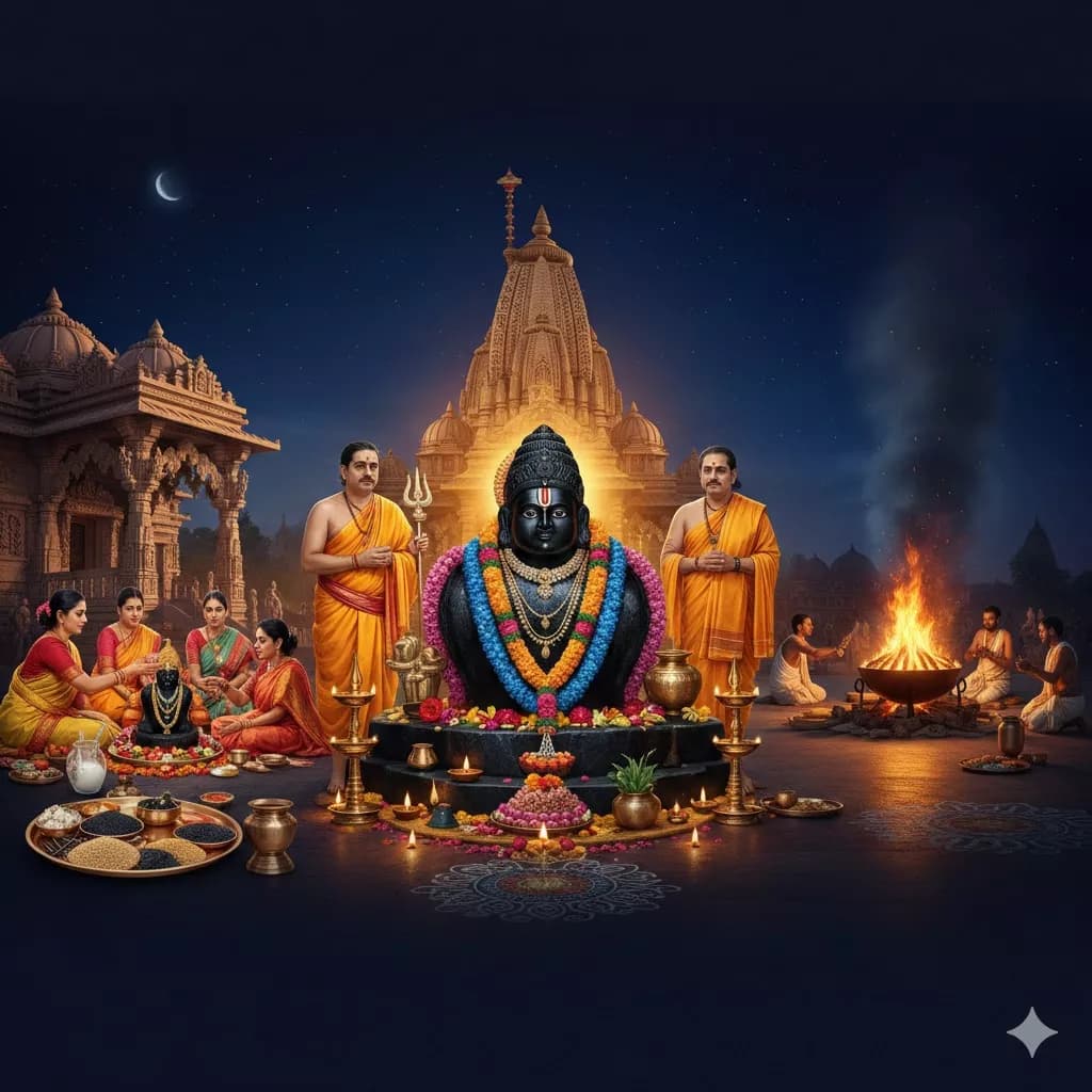 Shani Trayodashi Rituals by Hindus: