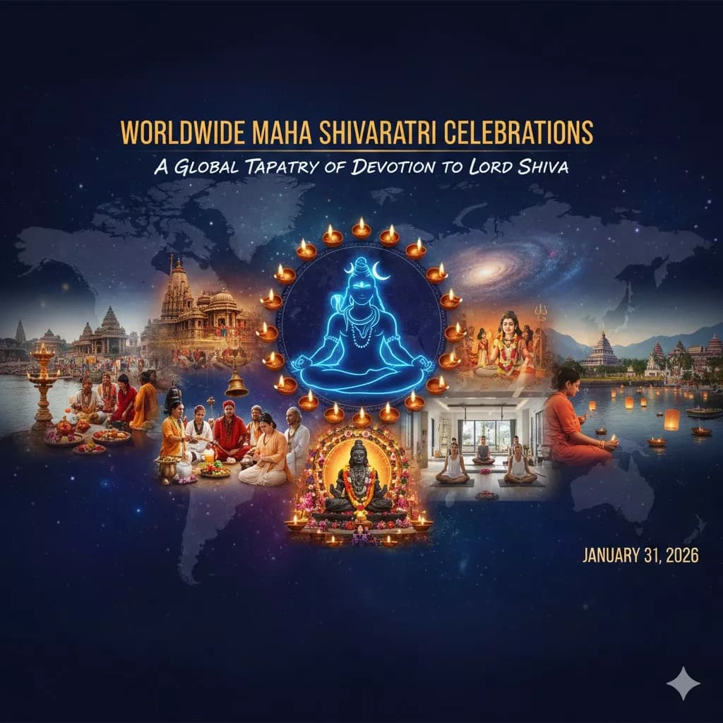 Worldwide Maha Shivaratri Celebrations: A Global Tapestry of Devotion to Lord Shiva — Festivals
