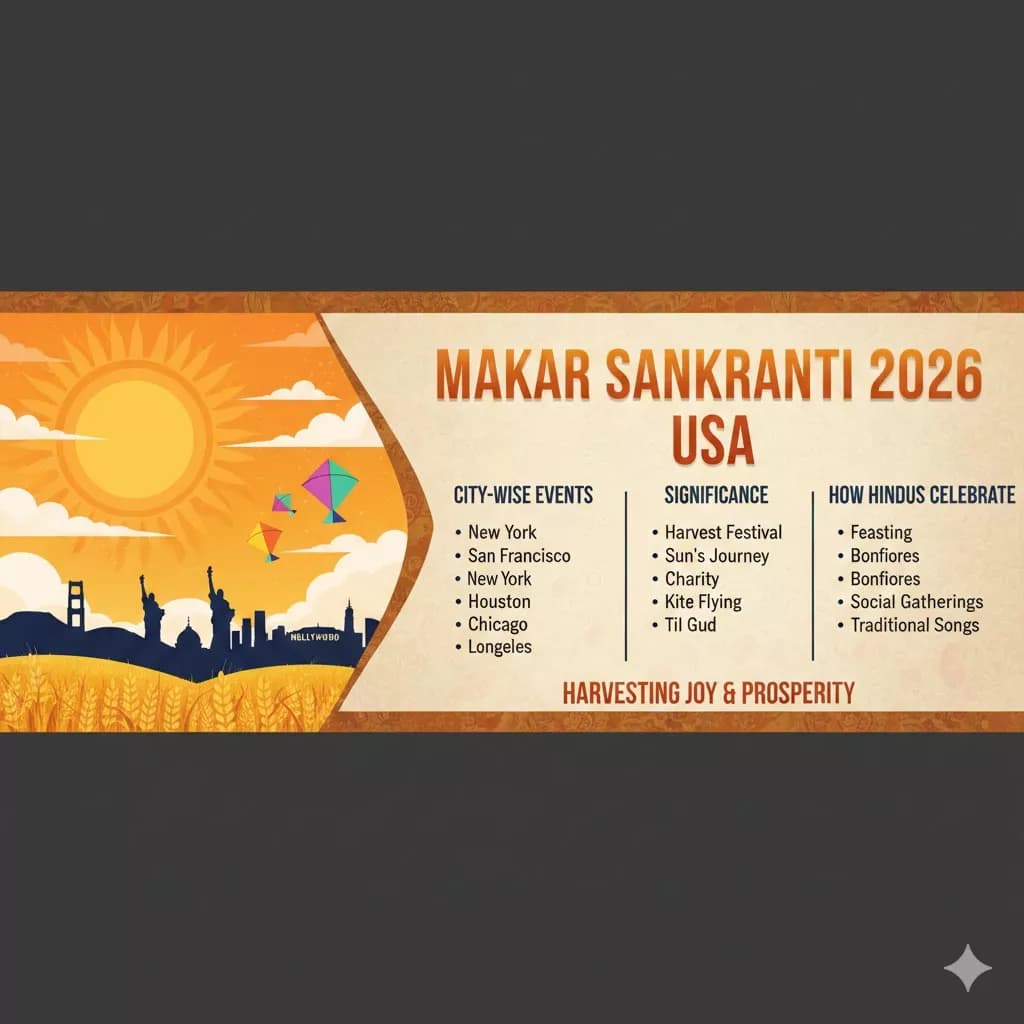 Makar Sankranti 2026 USA: City-Wise Events & Celebrations