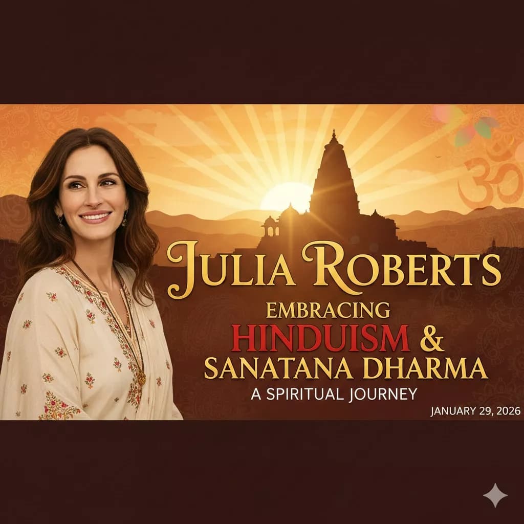 Julia Roberts on Embracing Hinduism & Sanatana Dharma — Hinduism