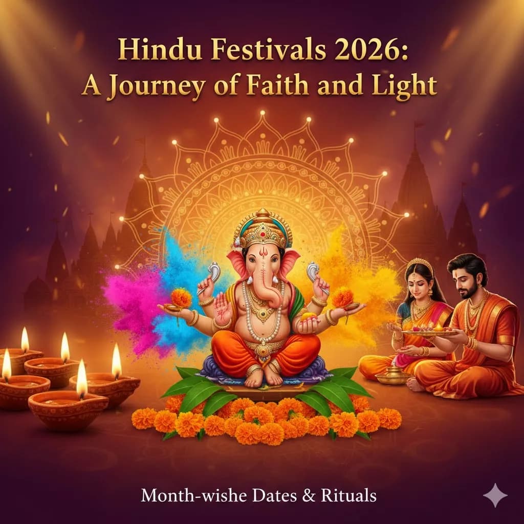 Hindu Festivals 2026: Month-wise Dates & Rituals