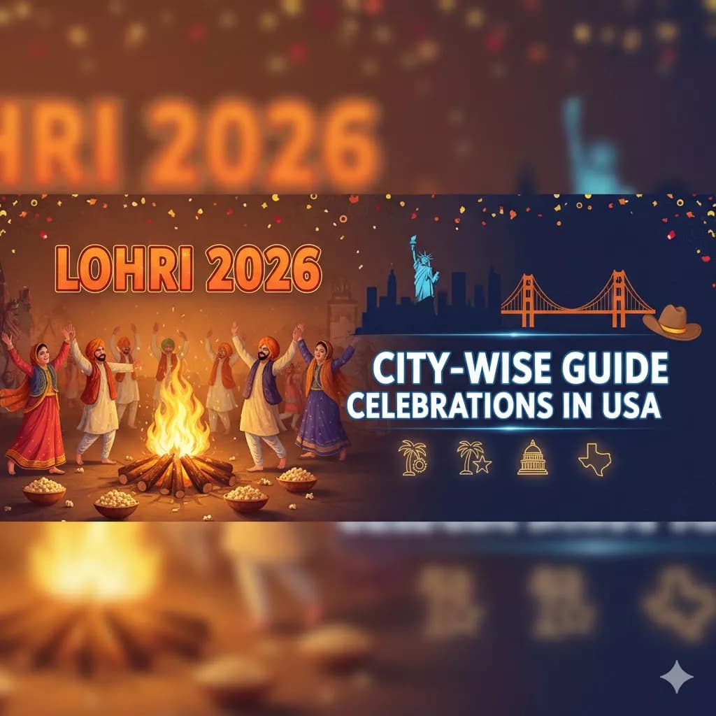 Lohri 2026 Celebrations in USA: City-Wise Guide for NRIs