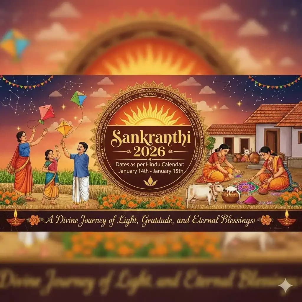Sankranthi 2026 Dates as per Hindu Calendar: A Divine Journey of Light, Gratitude, and Eternal Blessings — Festivals