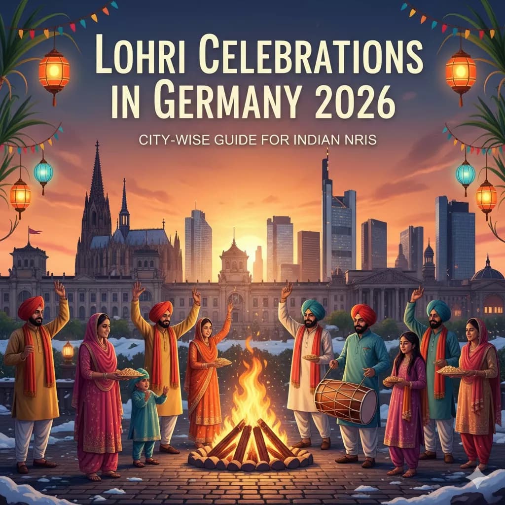 Lohri Celebrations in Germany 2026: City-Wise Guide for Indian NRIs — Festivals