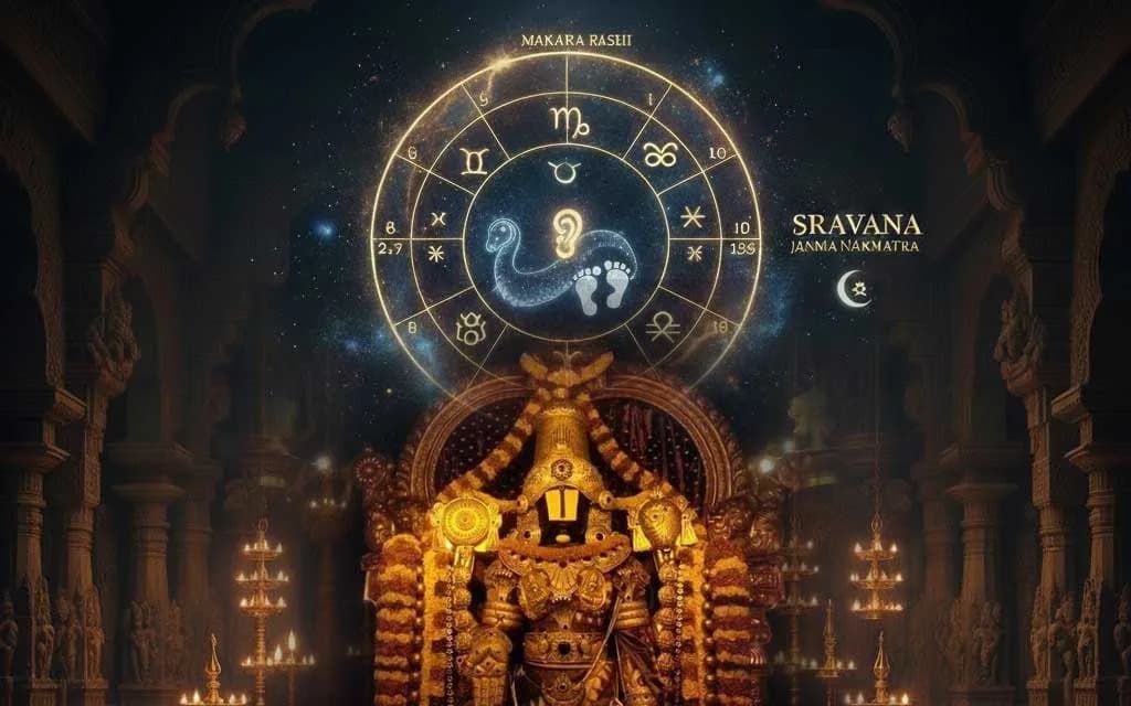Lord Venkateswara's Rashi and Janma Nakshatra: Astrological Insights into Tirumala's Supreme Deity — Hindu Gods