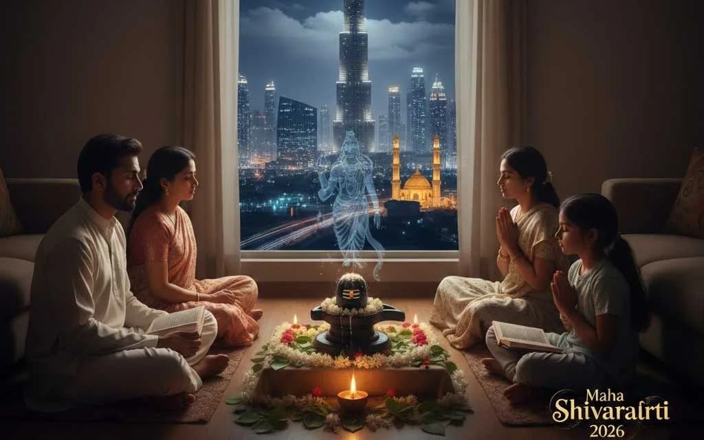Maha Shivaratri 2026 in the UAE: Shiva’s Grace in the Sacred Sands of Arabia — Maha Shivaratri 2026
