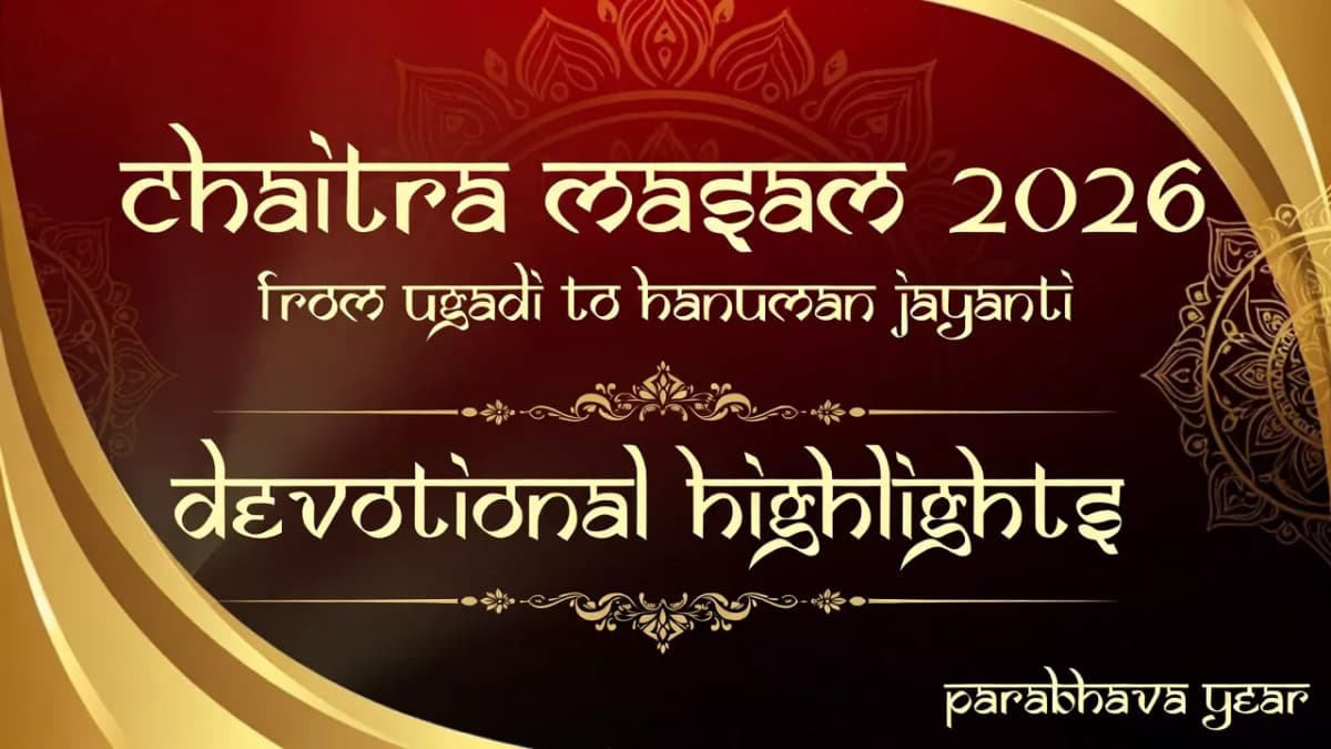 From Ugadi to Hanuman Jayanti: Devotional Highlights of Chaitra Masam 2026 in Parabhava Year