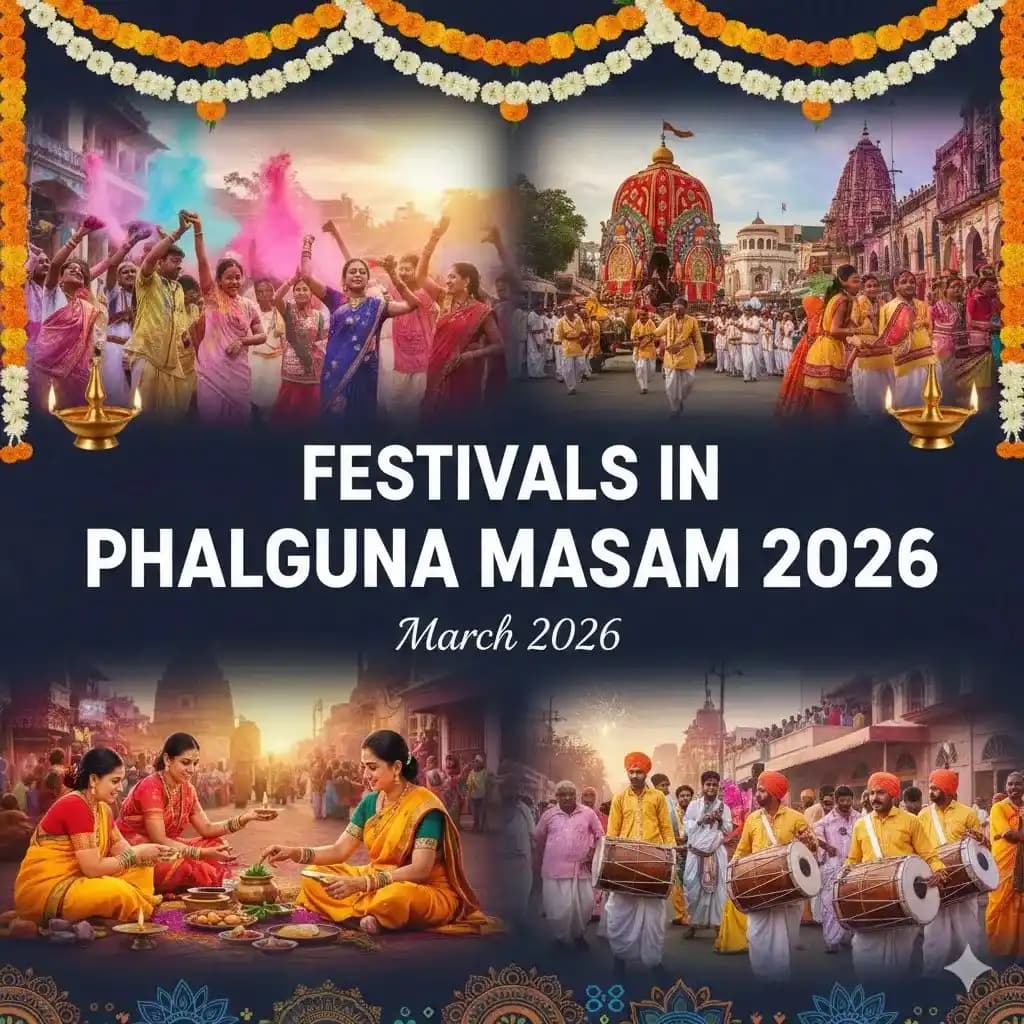 Festivals in Phalguna Masam 2026 — Festivals