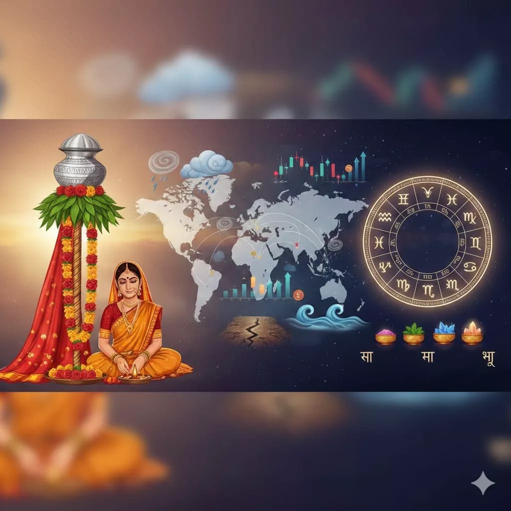 Marathi New Year (Gudi Padwa) 2026 Predictions – Worldwide Impacts on Stocks, Natural Calamities, Remedies & Zodiac-Wise Mantras