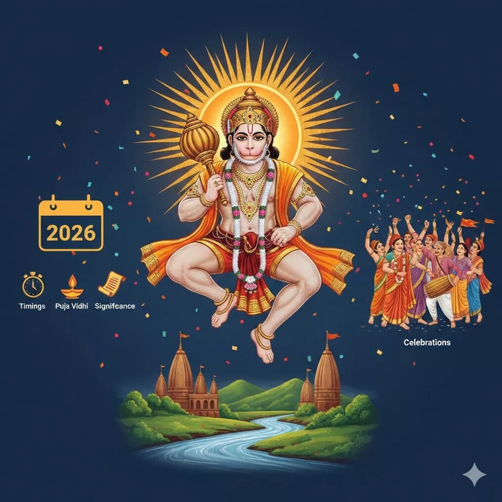 Hanuman Jayanthi 2026: Date, Puja Vidhi, Timings, Significance & Celebrations
