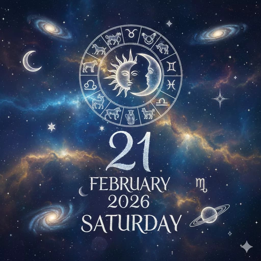 Daily Horoscope – 21 February 2026 Saturday Predictions — Astrology