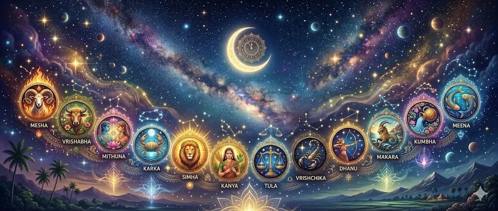 March 2026 Horoscope by Vedic Moon Sign (Rashi) — Astrology