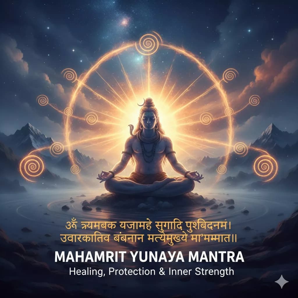 Mahamrityunjaya Mantra: Healing, Protection & Inner Strength — Pooja, Slokas and Mantras