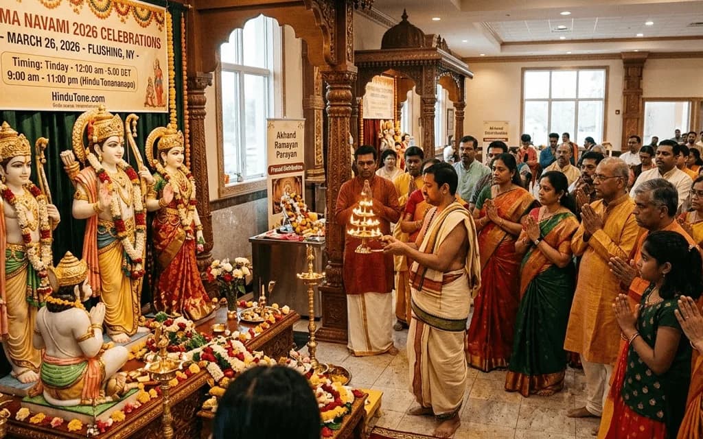 Sri Rama Navami 2026 Celebrations in USA: Complete City-Wise Guide to Temples, Events, Timings & Devotional Programs for Hindu Devotees | HinduTone.com — Sri Ram Navami