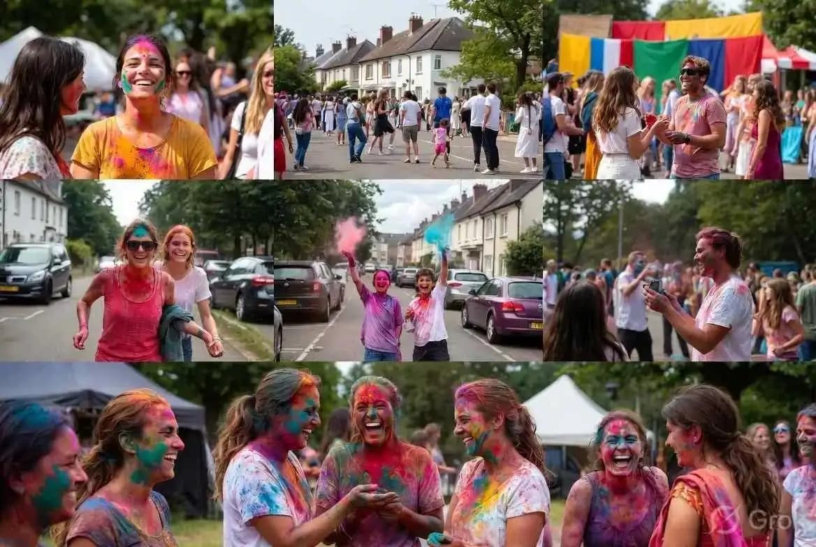 Holi 2026 Celebrations by NRIs in USA, UK, Canada & Australia