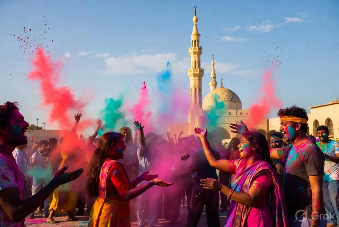 Holi Celebrations in Gulf Countries 2026 — Global Hindu Presence