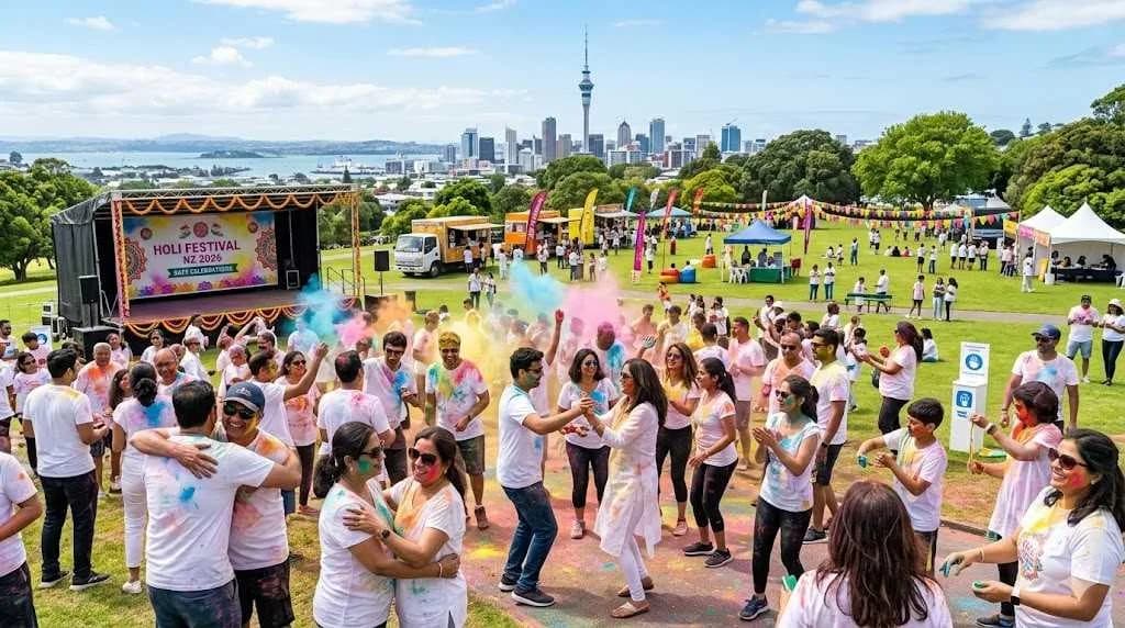 Safe Holi Celebrations in New Zealand 2026: Practical Tips and All Major Events for the Hindu & Indian Diaspora Amid Global Uncertainties — Holi 2026