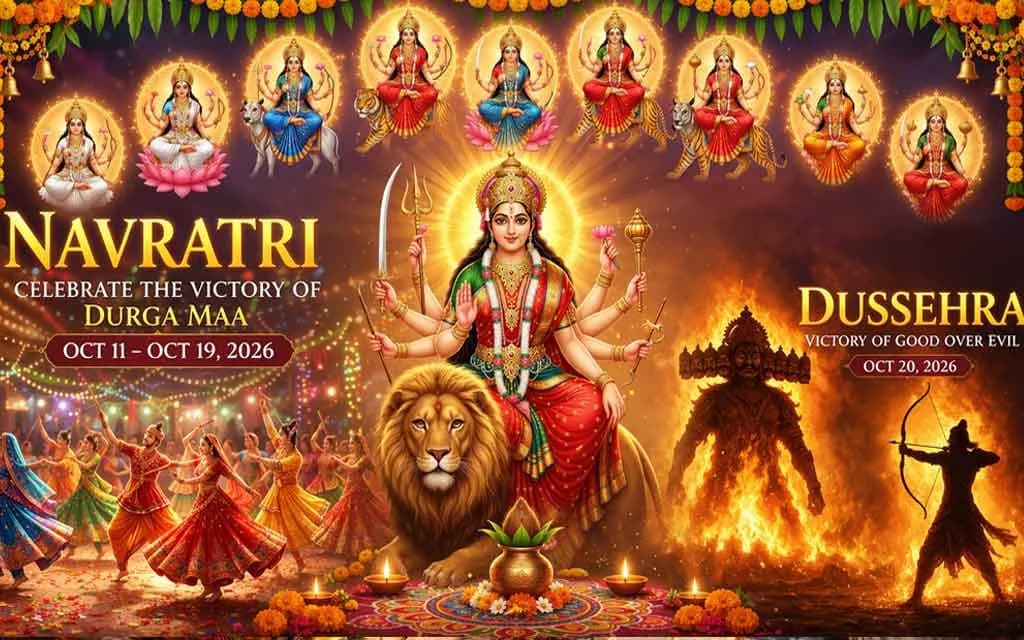 Navratri & Dussehra 2026: Complete Guide to 9 Days of Devi Worship — Festivals
