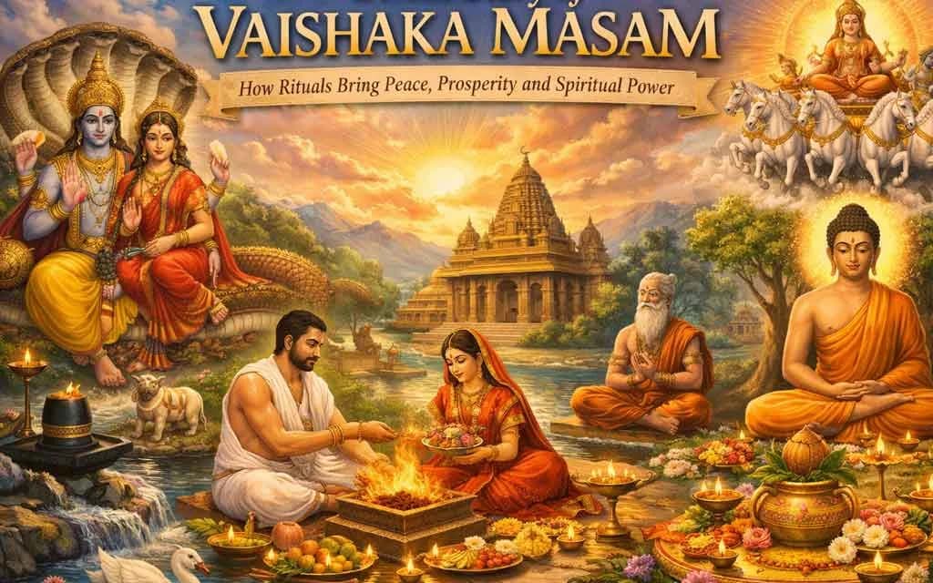 Divine Story of Vaishaka Masam: How Rituals Bring Peace, Prosperity, and Spiritual Power