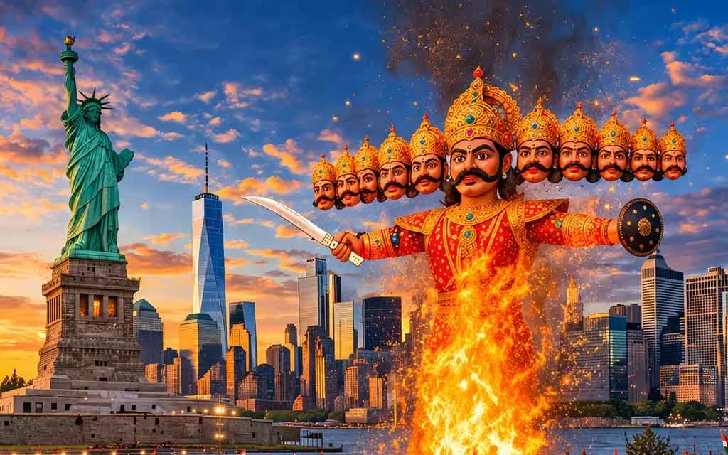 Dussehra 2026 (Vijayadashami) in New York, USA f